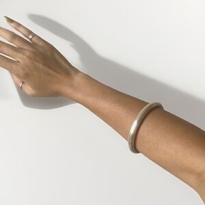 Vintage Silver Kada Band Bangle Bracelet